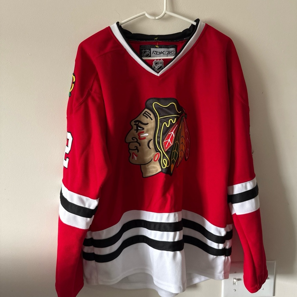 Men’s Reebok Artemi Panarin #72 Chicago Blackhawks NHL Hockey Jersey Sz 50 RARE